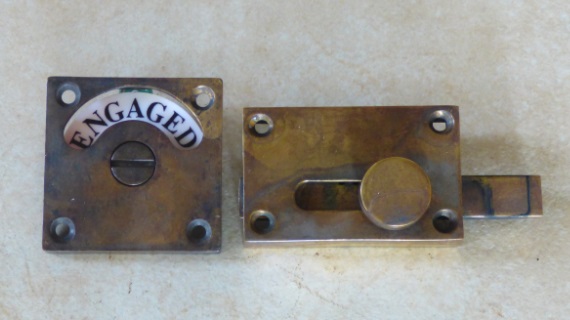 アンティーク加工真鍮表示錠